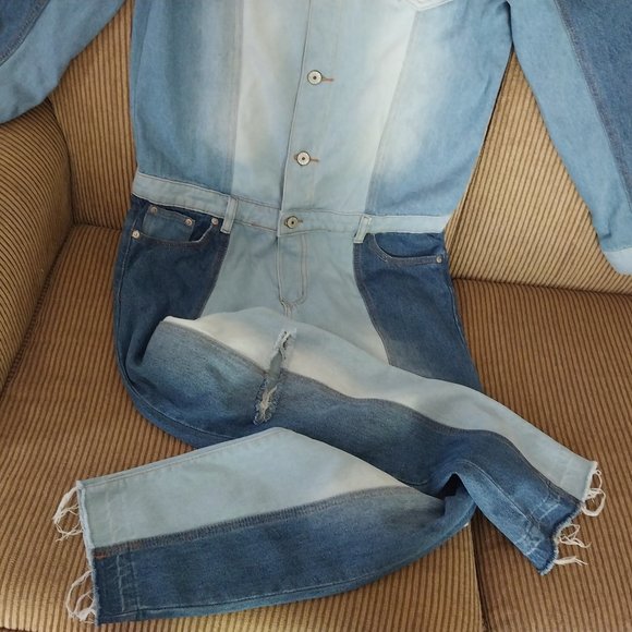 SIGNATURES DENIM JUMPSUIT - Picture 4 of 8